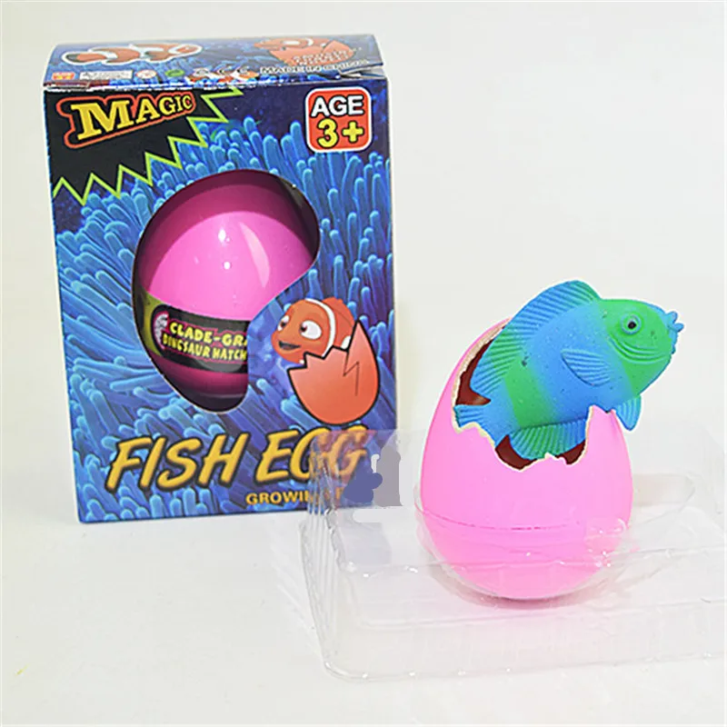 Surprise Blind Box Cartoon Little Fish Mermaid Unicorn Dolls Egg with Action Figure Bigger in the Water Toy Ponies Funny Gift
