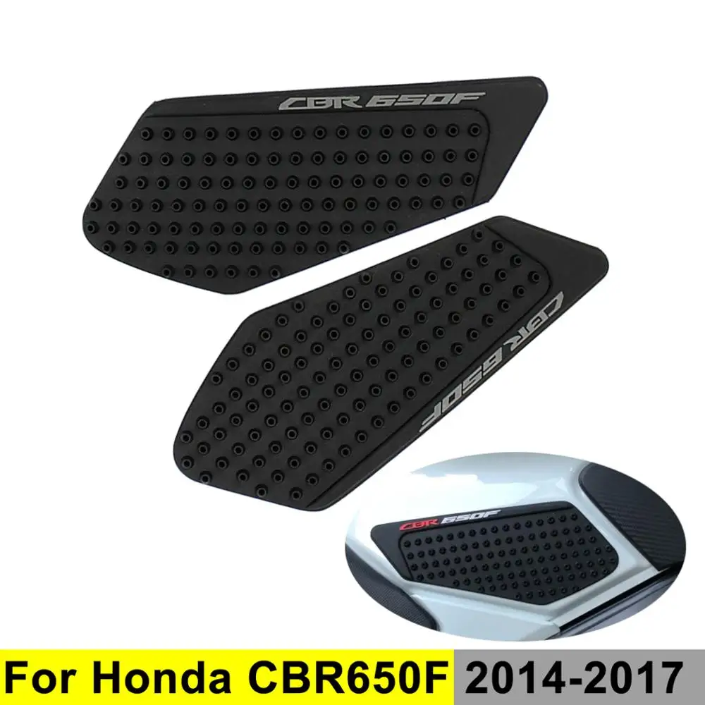 

For Honda CBR 650F 2013-2017 Anti Slip Fuel Tank Side Pad Sticker Cover Protector Gas Knee Grip Decal Black Motorcycle Stickers