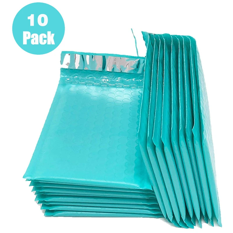 10Pcs Kleur Poly Bubble Mailer Gewatteerde Enveloppen Self Seal Mailing Tas Bubble Envelop Bruiloft Zak Gift Bag Verzending Enveloppen