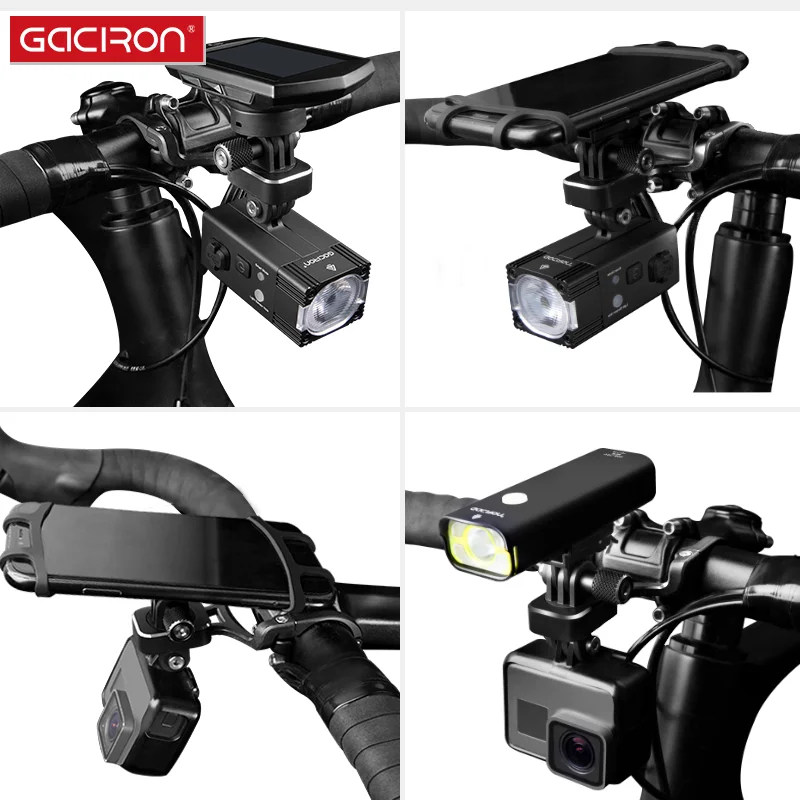 Gaciron H09 Bicycle Holder fits for Gaciron headlights&Garmin Computer&Gopro Camera Adjustable cycling bracket bike accessories