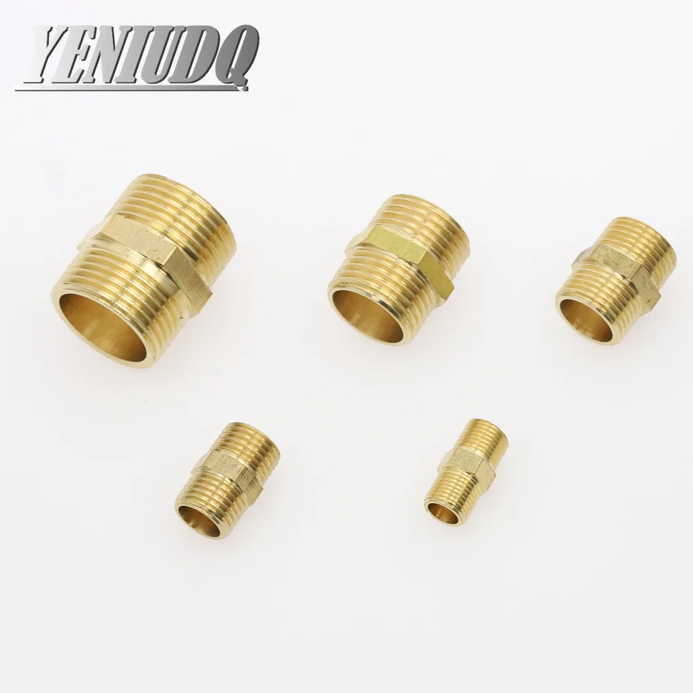 Brass Pipe Hex Fitting Quick Adapter 1/8\