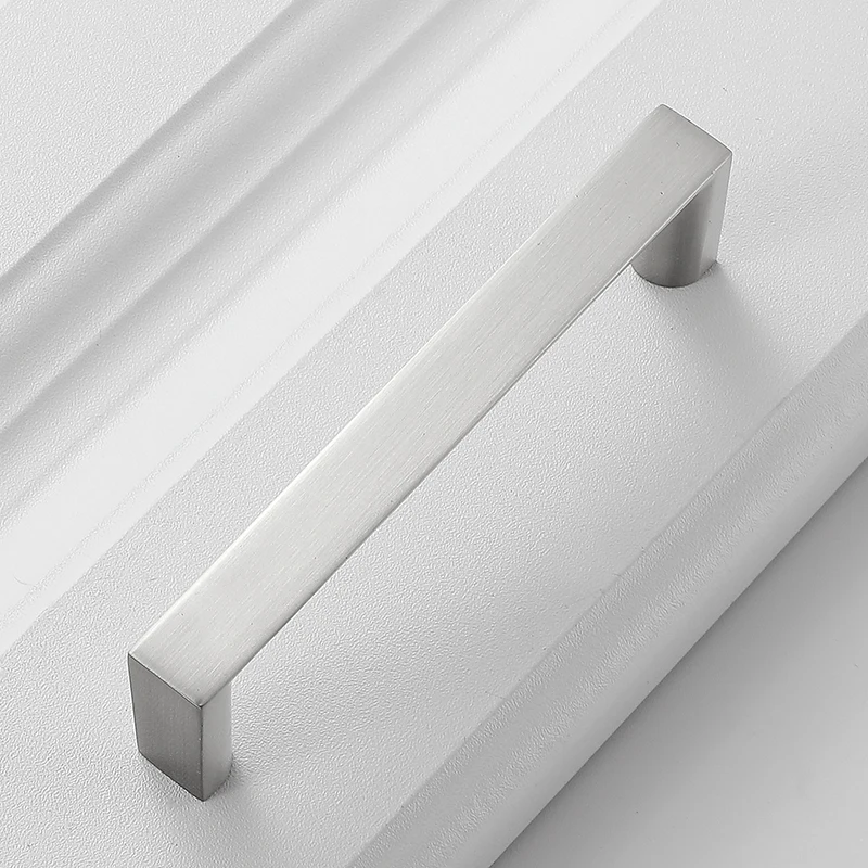 YUTOKO Schrankgriffe, Zinklegierung, moderne silberne Türgriffe, elegante Schubladengriffe, Knöpfe, Küchenmöbelgriff, Hardware 791 – Detail 1