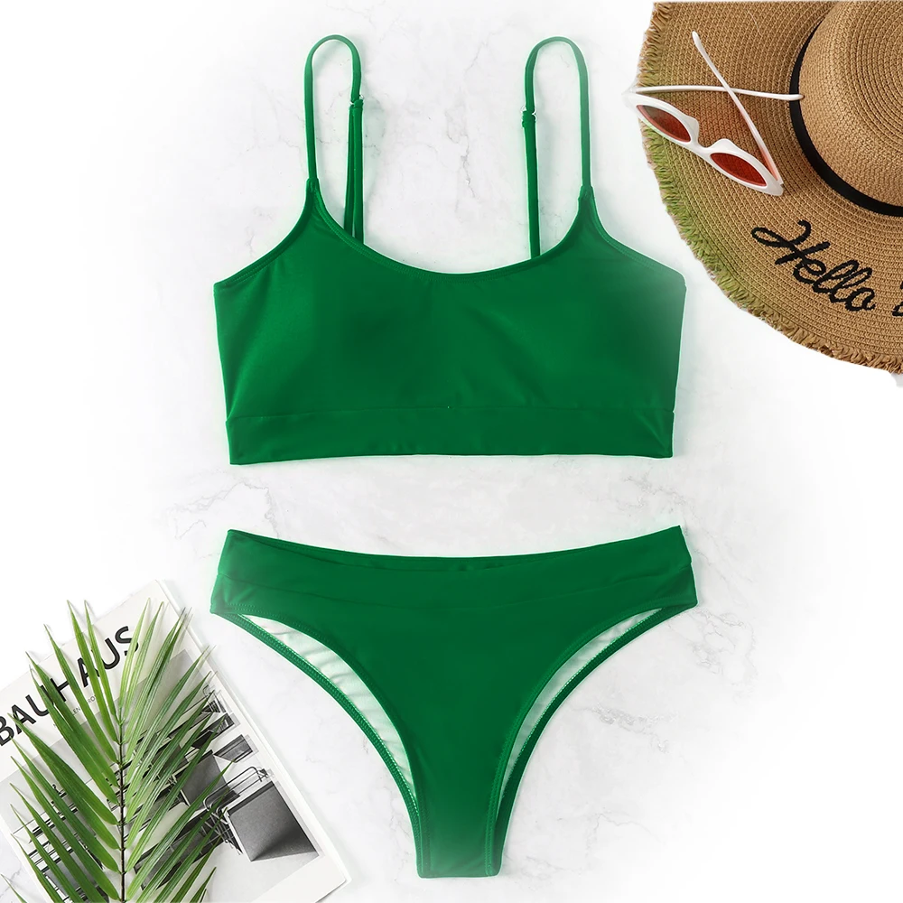 

2021 new sexy bikini Brazilian beach suit push up bra combination swimsuit women's swimsuit