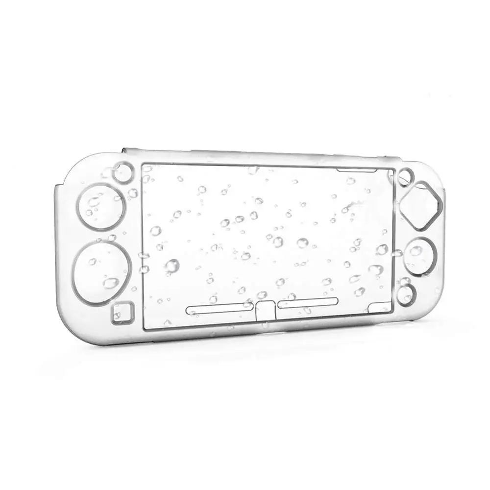 Прозрачный чехол из поликарбоната с кристаллами, защитный чехол, рамка, прозрачный защитный чехол для аксессуаров игровой консоли Nintendo Switch Lite