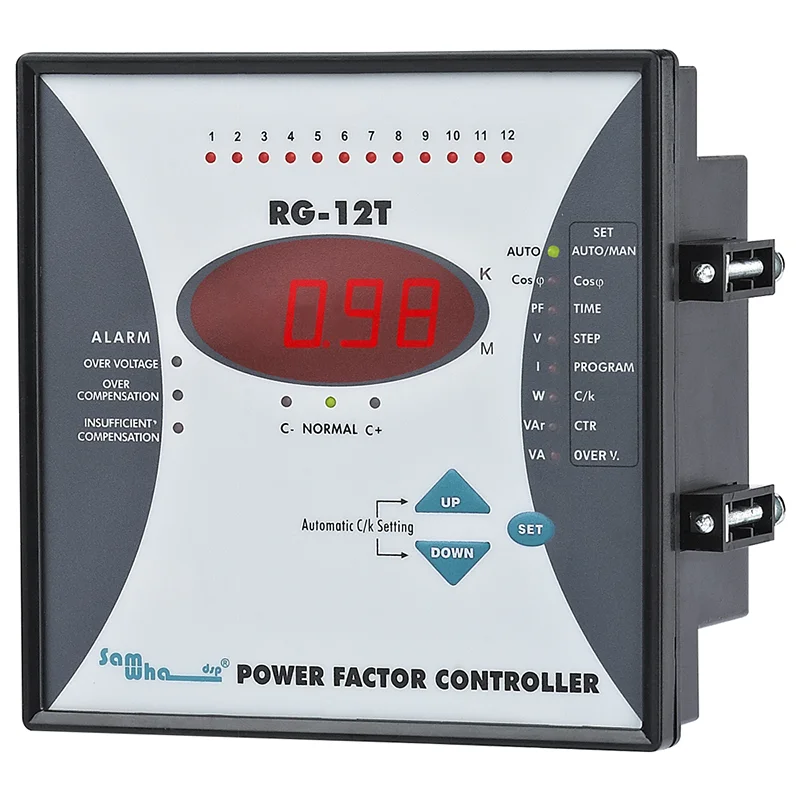 Samwha-Dsp RG-12T Power Factor Controller, 12 Steps, 220VAC 50/60Hz