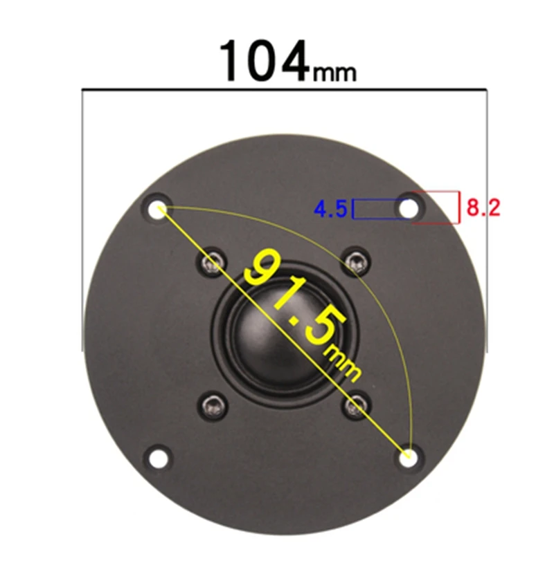 J-002 HIFI DIY Audio Speaker 4 inch Tweeter Unit B1S Series 4 Ohm/8 Ohm (1PCS)