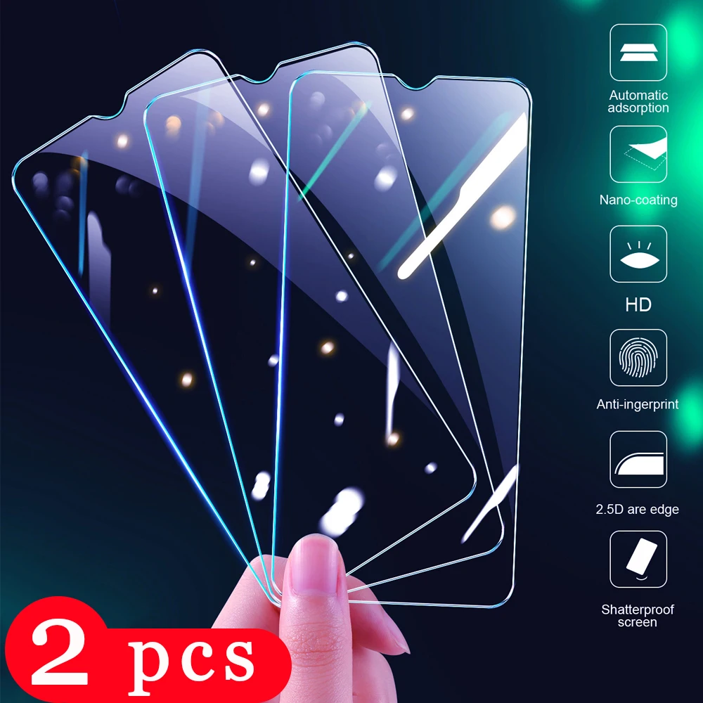 2Pcs Tempered Glass…