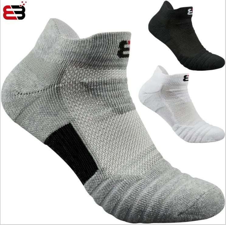 3 Pairs Mens Cotton Prohike Cushioned Active Trainer Sports Socks Professional Sock Ankle Casual Winter Sock Size 6-11