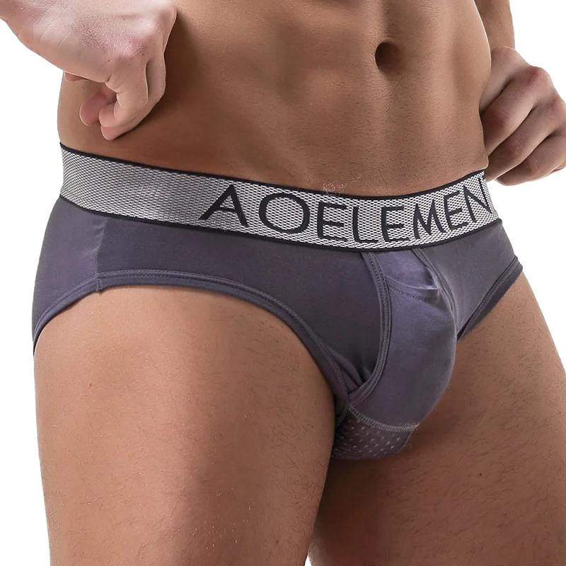 

4PCS/LOT New Arrivals Male Modal Underwear Men's Sexy Briefs U Bag Underpants Shorts White/Black/Dark Blue/Gray L XL XXL 3XL 4XL