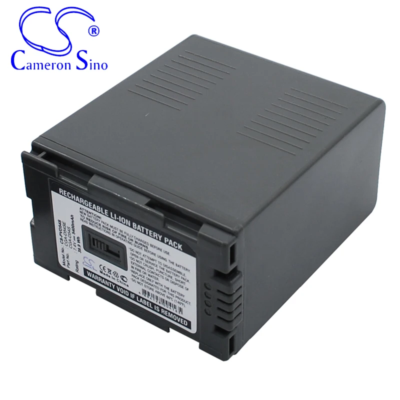 CameronSino Battery for Panasonic AG-DVC62 NV-MX500 NV-MX350 NV-GX7 NV-DS30A Fits Panasonic CGA-D54 Digital camera Batteries