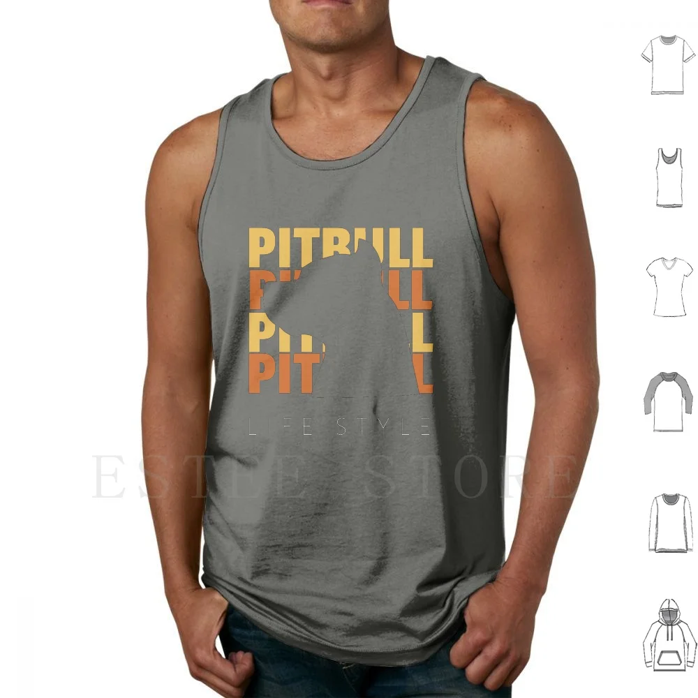 Camisetas sin mangas Pit Bull Life Style para perros, animales, mascotas, Pit Bull Bully, Pit Bull de nariz roja, Pit Bull de nariz azul, divertidas
