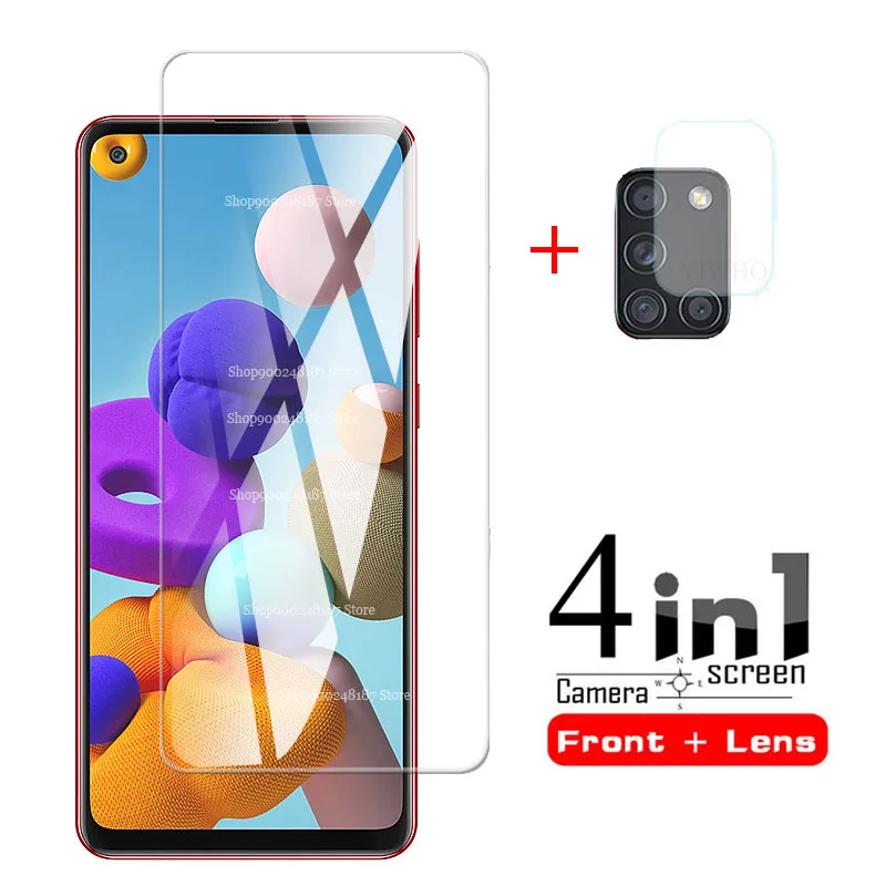 Tempered Glass for Samsung A21S Screen Protectors Protective Glass for Samsung Galaxy A21S Glass Camera Lens A217F S21A Film