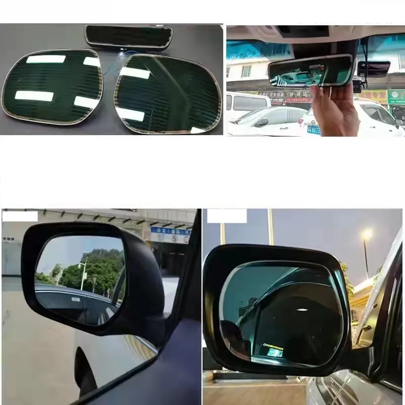 Car electronic Anti-glare Rear View Blue Mirror for Lexus LX570 GX460 Toyota Land Cruiser Prado Avalon Camry CHR heating 3pcs