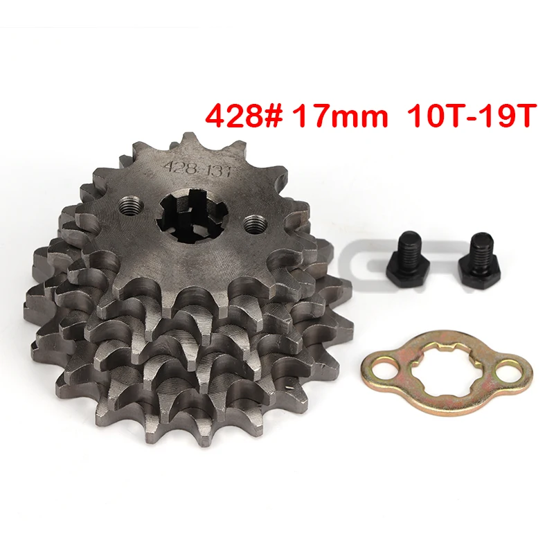 

420# 428# 10T 11T Front Engine Sprocket For KAYO BSE SSR SDG Dirt Pit Bike ATV Quad Go Kart Moped Buggy Scooter Motorcycle