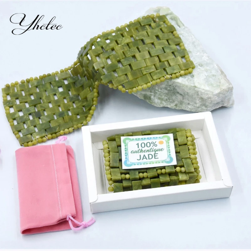 Natural Xiuyu Cold Therapy Eye Mask For Eye Face Massage Anti-Aging Natural Stone Facial Jade Massager Skin Care Tools