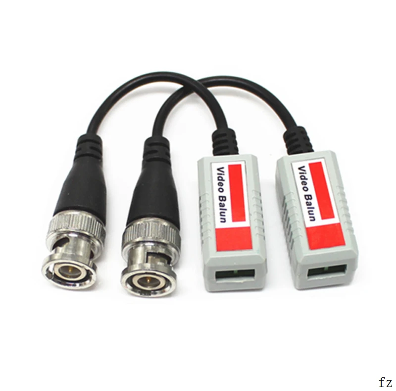 

100 Pairs HD CVI/AHD/TVI Video Twisted BNC CCTV Passive Transceivers UTP Balun BNC Cat5 CCTV UTP for CCTV Camera