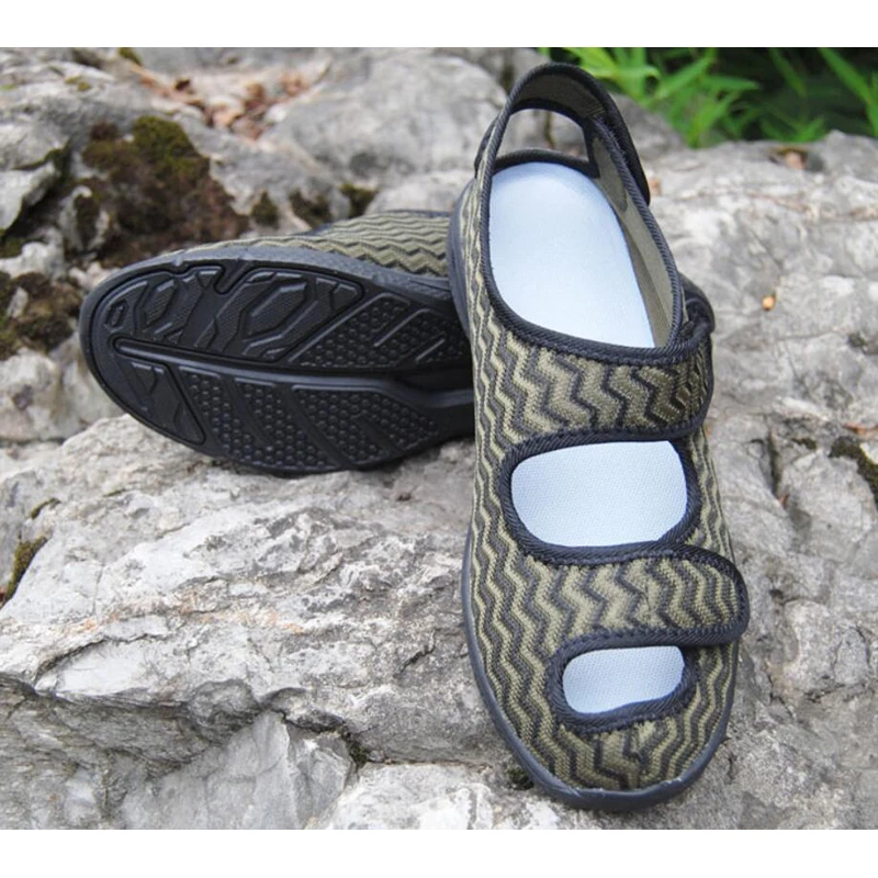 Gout foot swollen shoes summer foot fat thumb eversion instep high diabetes shoes enlarged and widened postoperative care shoes