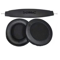 Suitable for Somic G941 Ear Pads Earphone Sleeve Head Beam Sponge Pad Leather Earmuffs