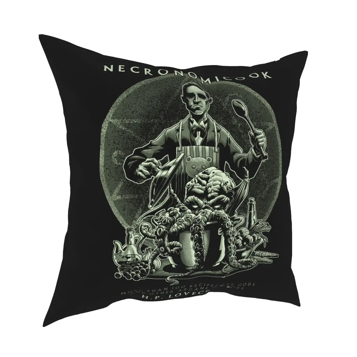 Подушка Necronomicook Call Of Cthulhu, наволочка для домашнего декора, подушка для автомобиля из полиэстера Lovecraft arкхэм Arcane