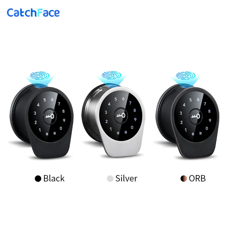 Newest Bluetooth Electronic Smart Lock Biometric Fingerprint Door Lock TTlock App Code RIFD Keyless Door Lock Home Security