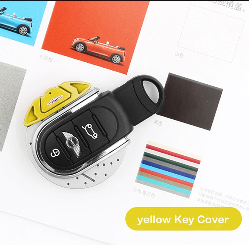 Car Key Case Cover Chain Shell Decorative Protection Fob Holder For MINI Cooper F54 F55 F56 F60 One D S Clubman Accessories - view 6