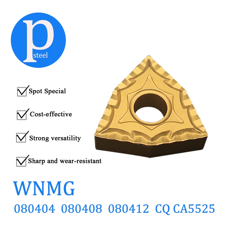 WNMG080404 WNMG080408 WNMG080412 CQ CA5525 100% Original Carbide Inserts For Steel WNMG Machining Turning Tool CNC Lathe Tools