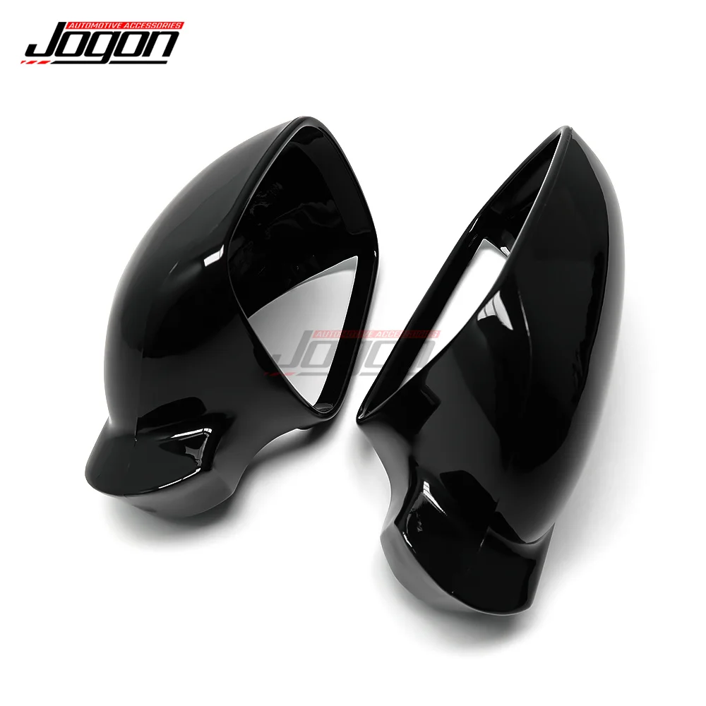 Glossy Black Rearview Rear View Mirror Cover Side Mirror Shell Cap For VW Golf 4 IV GTI R32 Jetta MK4 Bora 1J Passat B5