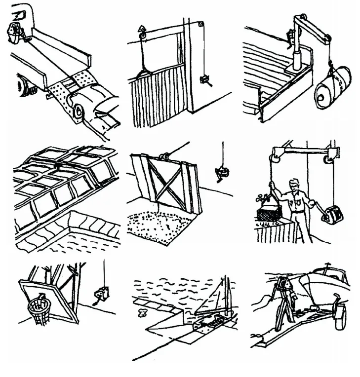 Heavy-Duty Winch with Brake Heavy-Duty Manual Winch Hand-Cranking Traction Machine