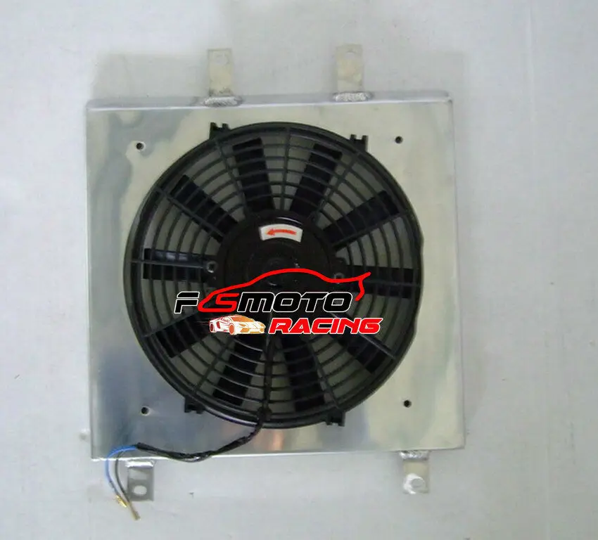 

Aluminum RADIATOR shroud + Fan FOR Honda Civic EK EG D15 D16 B16 B18 1992-2000 1993 1994 1995 1996 1997 1998 1999 92 93 94 95 96