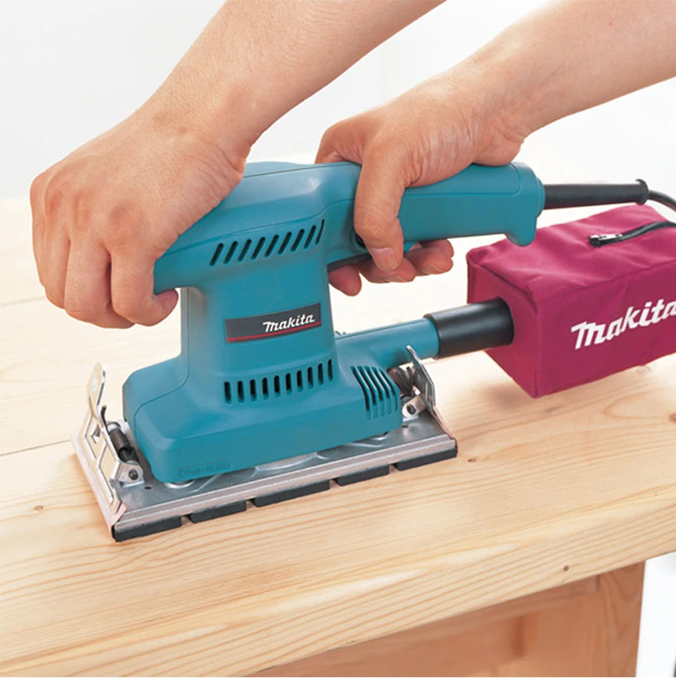 Bộ 5 Vuông/Hình Chữ Nhật Bằng Phẳng Chà Nhám Cho Makita BO3700 Nhám Máy Xốp Cao Su Giấy Nhám Miếng Lót