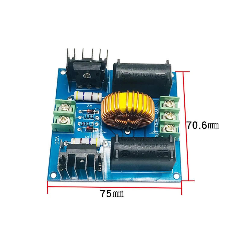 ZVS Drive Board Tesla Coil Power Supply Boost High Voltage Generator Drive Board Lnduction Heating Module System