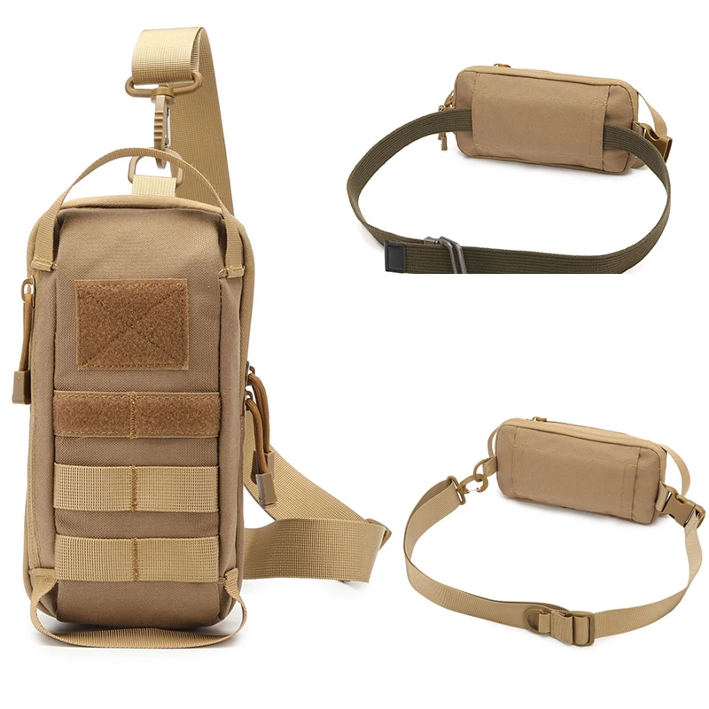 

Tactical Shoulder Bag Cell Phone Bag Backpack EDC Belt Waist Pack Hunting shooting Trekking Daypack Shoulder Messenger Bag