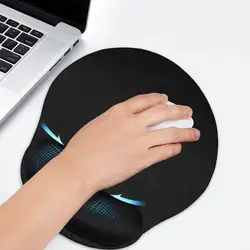 Mouse Pad Mat Desk Pad With Wrist Protect Anti Slip Gel Wrist Support For PC Laptop Computer Ergonomic Comfort Wristband
