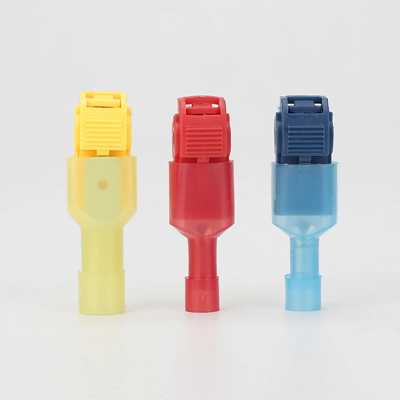 T-type non-broken wire terminal lamps and lanterns quick wire connector splitter wire Insulated Male Female Terminals