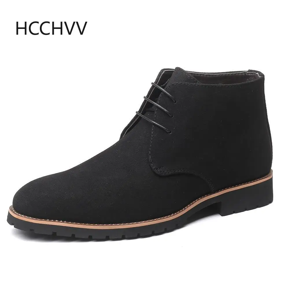 

boots Men 2019 Autumn Winter Fashion Casual Shoes Men Brand design Suede Basic Boot Male Black Ankle Boots Men's Boots