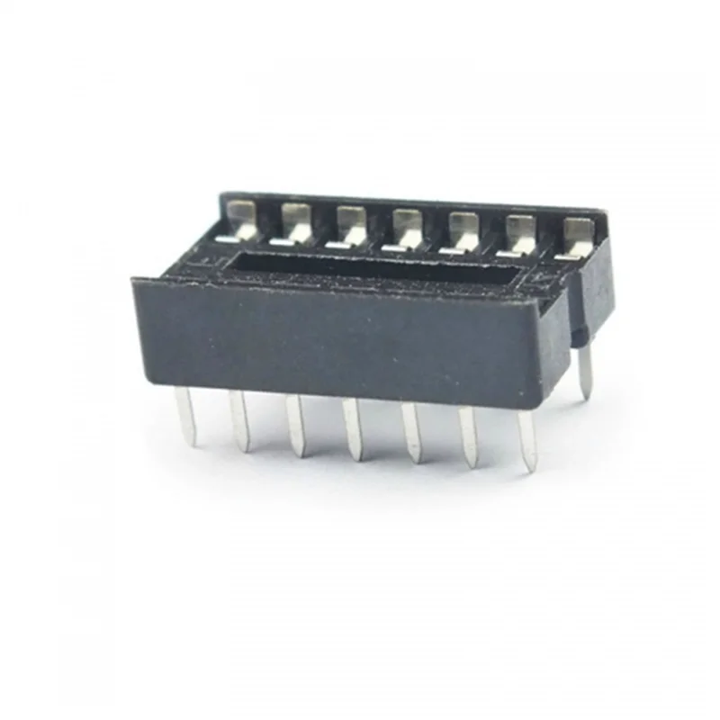 10Pcs DIP IC Chip Sockets Adapter Connector Solder Type Socket 6Pin 8Pin 14Pin 16Pin 18Pin 20Pin 28Pin 32Pin 40Pin Narrow Wide