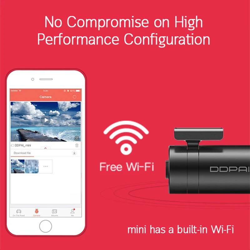 Versão da ue ddpai traço cam mini 1080p hd veículo unidade escondida de vídeo automático dvr câmera do carro gravador estacionamento monitor wi fi aplicativo inteligente