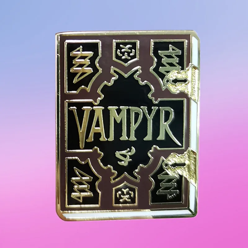 Pogromca podręcznik Buffy Summers mistyczna książka emalia szpilka Sarah Michelle Gellar wilkołak łowca anioł Demon wampir Potter magia