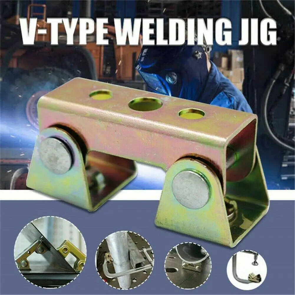 Welding Clamp V Type Magnetic Stainless Steel DIY Repair Tool for Cabinet HOT SALES！！