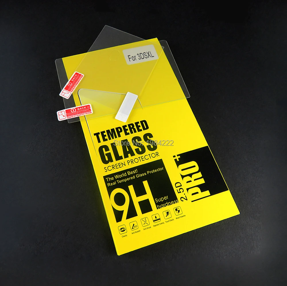 1 مجموعة 2in1 الزجاج العلوي أسفل HD واضح طبقة رقيقة واقية سطح الحرس غطاء ل 3DS XL/LL 3DSXL/3DSLL LCD واقي للشاشة الجلد