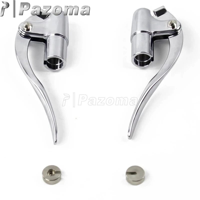 Motorcycle Bar End Control Lever Inverted Brake Clutch Levers for 1\