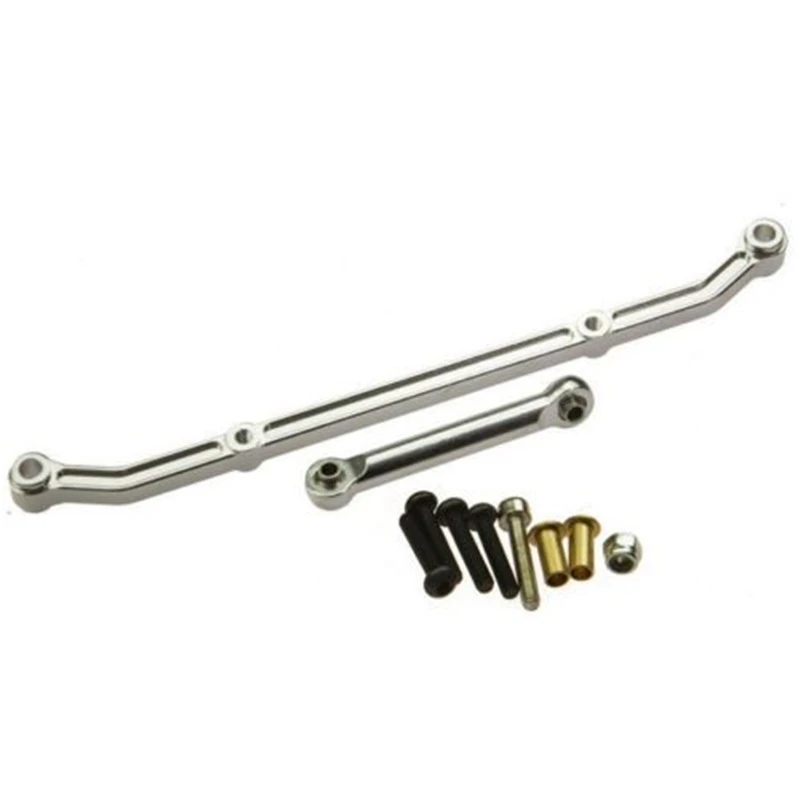 YEAHRUN Aluminum Steering Linkage Link Arm for 1/10 Axial SCX10 RC Rock Crawler Car Upgrade Accessories