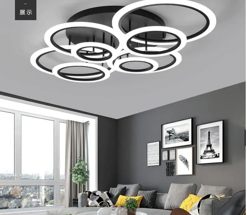 New ceiling lamp led simple modern atmosphere household Nordic bedroom lighting package