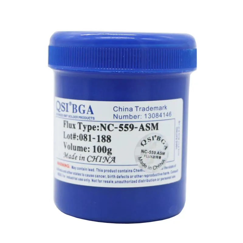 NC-559-ASM 100g Lead-Free Solder Flux Paste For SMT BGA Reballing Soldering Welding Repair No Clean