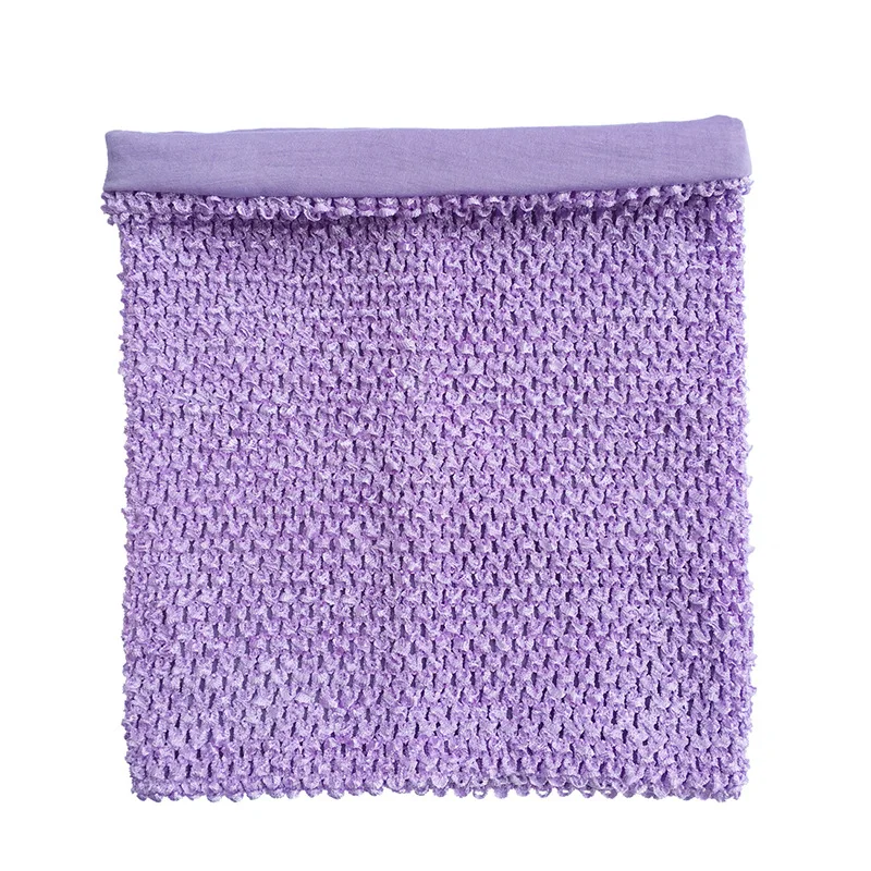 20x20cm 8inch Lined Crochet Elastic Wrapped Chest Kint TuTu Tube for DIY Adult Dress Skirt Christmas Gift Accessories 12 Colors