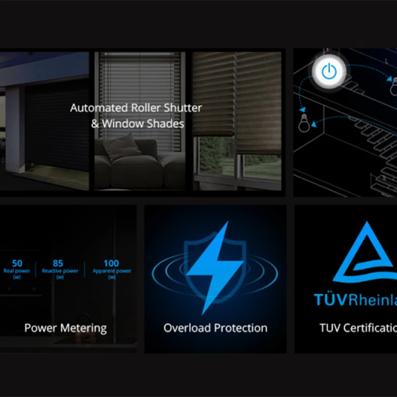 وحدة SONOFF Dualr3 مزدوجة التتابع واي فاي لتقوم بها بنفسك مفتاح صغير قياس الطاقة في اتجاهين وحدة تحكم محرك ستارة التيار المتردد ، أليكسا جوجل Ewelink