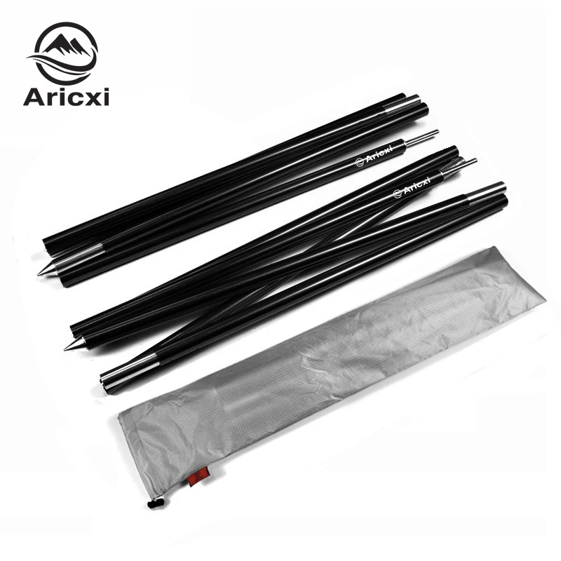 

Aricxi 2 pack High Quality Outdoor Ultralight 7075 Aluminium Alloy Sun Shelter Support Rod Pole tarp poles