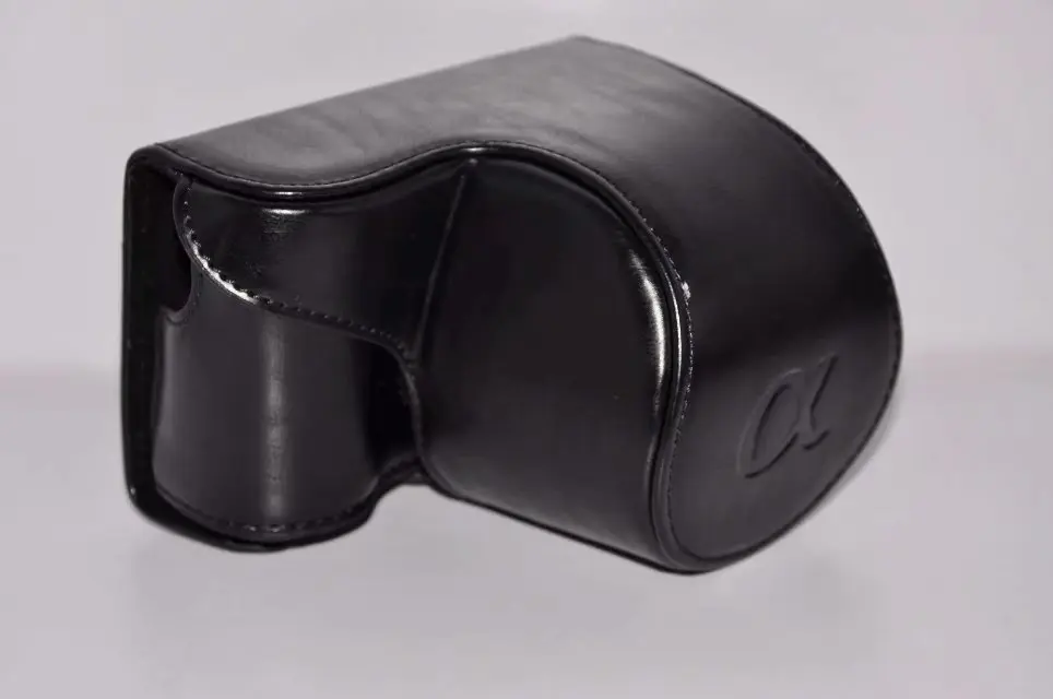 Case Kamera Kulit untuk Sony Alpha A5100 A5000 16-50Mm Lensa Retro Vintage Bag