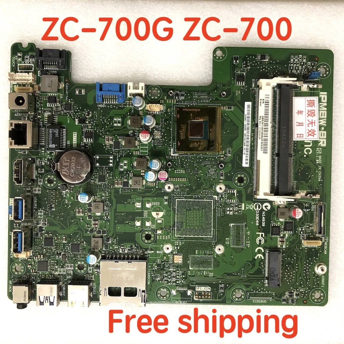 

For Acer ZC-700G ZC-700 Motherboard IPMBW-BR Mainboard 100%tested fully work