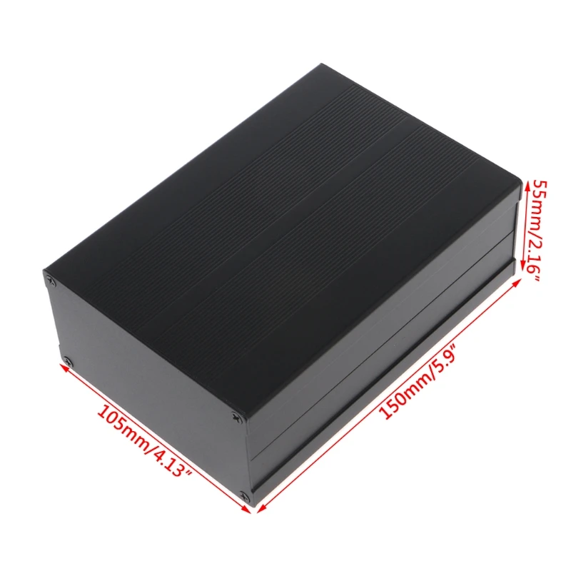 2024 New 150x105x55mm DIY Aluminum Enclosure Case Electronic Project PCB Instrument Box